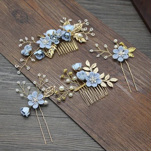 Romantic Chic Alloy Hair Combs