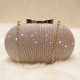 Crystal Metal Clutch