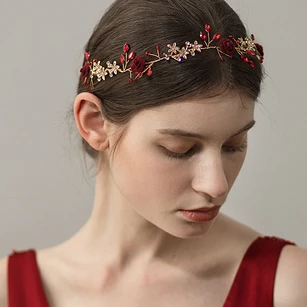 Flower Retro Style Rhinestone Headband