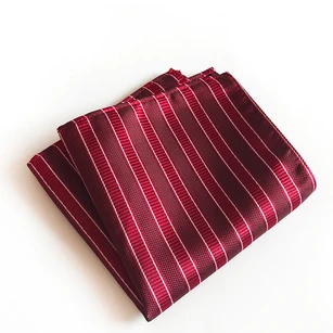 Striped Printing Pocket Square-11 Color Options