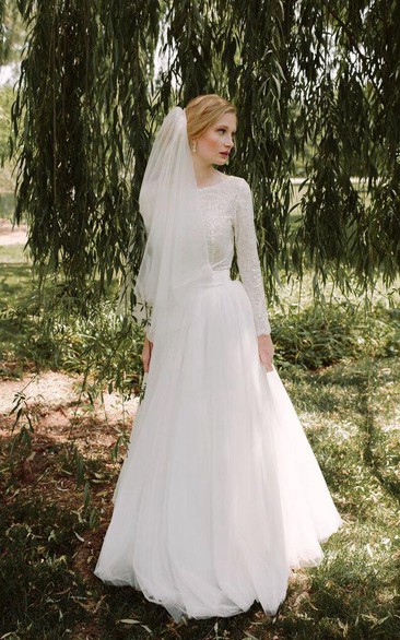 Mid Length Tulle Wedding Veil