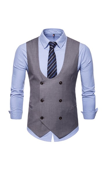 Plain Cotton Men's Vest-4 Color Options