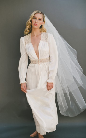 Western Style Double-layer Soft Tulle Wedding Veil