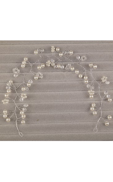 Weatern Style Handmade Pearl Hairband