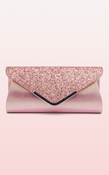 Sequin Flap Envelope Clutch