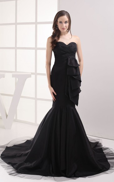 Noble Sweetheart Mermaid Dress With Ruching and Draping
