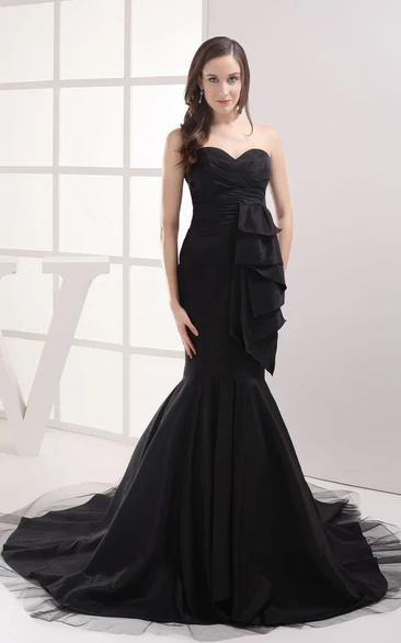 Noble Sweetheart Mermaid Dress With Ruching and Draping