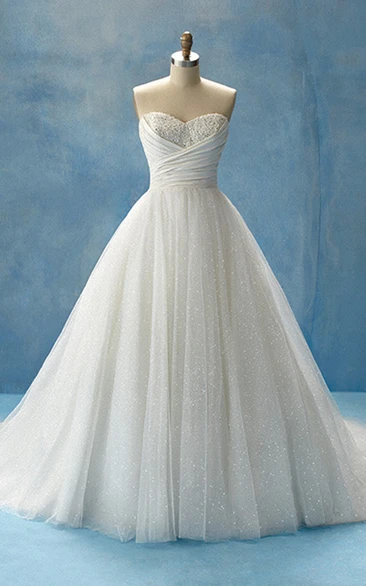 Sweetheart Ball Gown With Crisscross Ruching