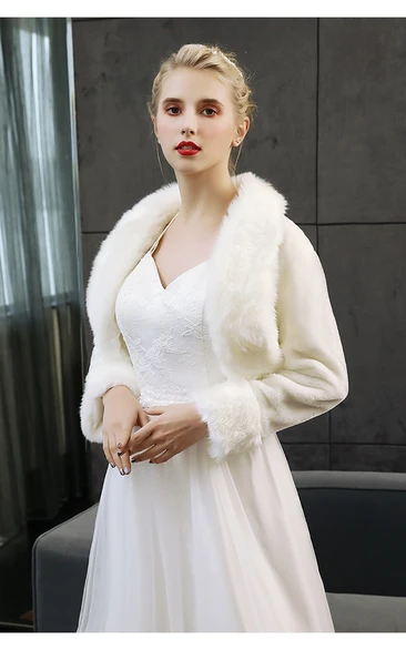 Elegant Long Sleeve Jacket For Weddings And Parties